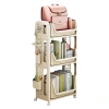 Schoolbag storage rack, mobile book storage wonder, small trolley, multi-layered under the table, home schoolbag storage rack Item Picture